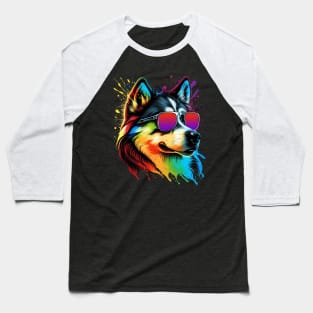 Cool Pride Husky Baseball T-Shirt